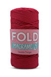 Fold Yarn Makrome No:3 - 105 Polyester Makrome 1 Mm - 100 gr 115 M Supla Ip Çanta Ipi
