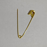  HAGİKİ (10 ADETLİ) 4,5CM UZUNLUĞUNDA NO 3 SARI ÇENGELLİ İĞNE,GOLD RENKLİ ÇATAL İĞNE,BÜYÜK BOY