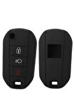 Peugeot 208 308 408 508 2008 3008 4008 5008 Rifter Slikon Anahtar Kılıfı 2.resime Bakınız