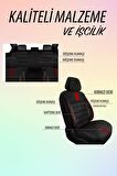 NiCe Shop Seat Toledo Uyumlu Koltuk Kılıfı Mirage Serisi  - Kırmızı