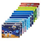 Noki A4 Baskılı Çıtçıtlı Dosya Erkek Desenler 12 Adet (3105E)