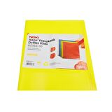 Noki Hazır Yapışkanlı Defter Kabı A4 10lu Sarı 60163-10