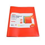 Noki Hazır Yapışkanlı Defter Kabı A4 10lu Kırmızı 60164-10