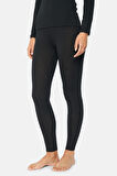 Kadın Siyah Termal İçlik Tayt