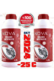 -25 Derece Organik Kırmızı Antifriz (2 X 1.5lt = 3 Litre)