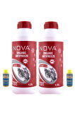 -40 Derece Organik Kırmızı Antifriz (2 X 1.5lt =3litre)+2csb