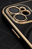 iPhone 11 Uyumlu MagSafe Özellikli Siyah Renkli Lens Korumalı Kılıf 