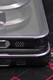 iPhone 14 Pro Uyumlu MagSafe Özellikli Mor Renkli Kenarlı Lazerli Şeffaf Kılıf Lens Korumalı