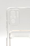 Xiaomi Redmi Note 10S Uyumlu Kredi Kartlıklı Şeffaf Kılıf Kamera Korumalı