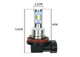 Femex Nova Buz Mavisi H9 Şimşek Etkili Led Xenon 24W 4.800 Lumen