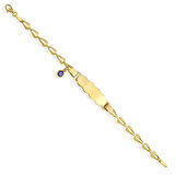 14 Ayar Altın Kaplama  Bebek ve Çocuk Göz Boncuk Nazarlı  İsim Gümüş Bilellik Künye - BPC00104