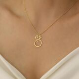 925 Ayar Gümüş Lotus Çiçeği Kolye