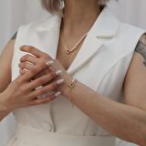 925 Ayar Gümüş Barock White Tatlısu İncisi Kolye-5mm