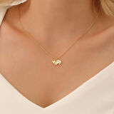 925 Ayar Gümüş Taşlı Kedi Figürü Kolye