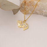 925 Ayar Gümüş Taşlı Kedi Figürü Kolye