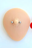 Antik Görünümlü Akrep Çelik Nipple Piercing Akrep Model Meme Ucu Piercingi