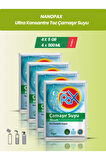 4 ADET ULTRA KONSANTRE TOZ ÇAMAŞIR SUYU (5GR = 500ML)