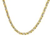 Nipora Silver-Gold Renk 917L Çelik Erkek Kral Zincir
