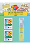 YAĞ SPREYİ - 300ML PET ŞİŞE (PLASTİK) + 2 ADET YER TEMİZLEME TOZ DETERJAN SAŞESİ