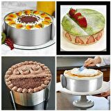 Narkalıp Yuvarlak Ayarlanabilir Kek Kalıbı 16cm-30cmDerinlik 8cm