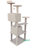 Nursoft Kule Kedi Evi Tırmalama Bej