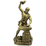 Hephaestus  Biblo 22 Cm Mitolojik Kahraman Heykel Dekor Hediyelik Eşya