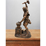 Hephaestus  Biblo 22 Cm Mitolojik Kahraman Heykel Dekor Hediyelik Eşya