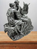 Paris&Helen 17 Cm Mitolojik Kahraman Heykel Dekor Hediyelik Eşya