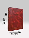 NRCN 10x15 cm 200’lük Ciltbezli Deluxe Fotoğraf Albümü (Bordo)