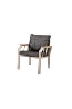 TU TİENDA NERGİZ 3+1+1+MASA BAHÇE BALKON MOBİLYASİ Sütlü Kahve