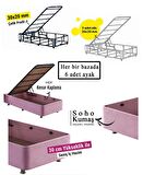 Niron Yatak Pinky Tek Kişilik Pembe Başlıksız Baza 