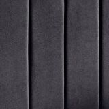 Piano Lite Tek Kişilik Yatak Başlığı - 80 cm Siyah Kumaş Başlık