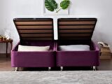Niron Yatak Purple Çift Kişilik Mor Baza 150 x 200 cm