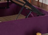 Niron Yatak Violet Tek Kişilik Mor Baza + Başlık 90 x 190 cm