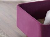 Niron Yatak Purple Tek Kişilik Mor Baza + Başlık 80 x 180 cm