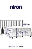 Hades Yatak Baza ve Başlık Seti 200x200 cm Çift Kişilik Paket Yaylı Lüks Yatak Krem Baza Başlık