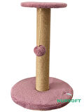  Stepli Kedi Tırmalama Tahtası Gül Kurusu