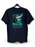 Dragon Shiryu Saint Seiya Baskılı Loose Fit Bisiklet Yaka Unisex Tişört