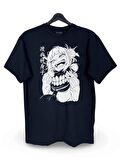 Himiko Toga My Hero Academia Baskılı Loose Fit Bisiklet Yaka Unisex Tişört Anime Manga Siyah