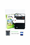 NS-2730LS Güneş Enerjili FM AM SW Bluetooth Portatif Radyo NNS