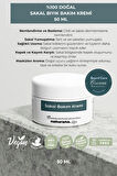 %100 Doğal Sakal Bıyık Bakım Kremi Güçlendirici Yumuşatıcı Kepek Önleyici Balm 50 ML