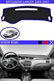 Nissan Primera P11 1996-2011 İçin Uygun Torpido Koruma Halısı Siyah Kenar Renk Mavi