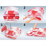 Yorgan Hurcu Büyük Hurc Vakumlu Saklama Torbası Elbise Hurcu (110X70)