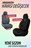 NiCe Shop Hyundai Accent Blue Uyumlu Koltuk Kılıfı Genesa Serisi - Kırmızı
