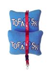 Tofaş 5 Parça Nakışlı Siyah Oto Halı Paspas / Tofaş Araç Oto Seyahat Boyun Yastığı & Oto Aksesuar
