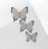  Dekoratif Üçlü Kelebek Duvar Süsü Ev Dekoru