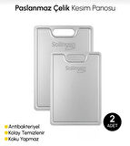 2 Li Kesim Panosu Çelik Kesme Panosu Paslanmaz Kesim Panosu