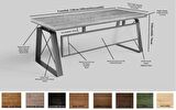 Ntconcept San Çalışma Masası Ahşap 100 x 210 cm 