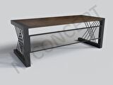 Ntconcept Alfa Çalışma Masası Ahşap - Masif 85 x 140 cm Siyah 