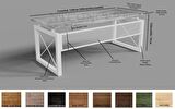 Ntconcept Win Çalışma Masası Ahşap 85 x 180 cm Koyu Ceviz 